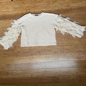Beige Sweater (Semi cropped)